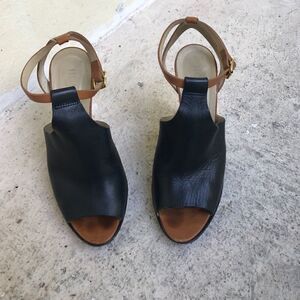 Hobbs  peep toe sling back heels